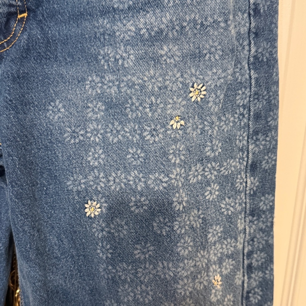 Universal Thread Denim Button-Fly Jeans with embr… - image 3